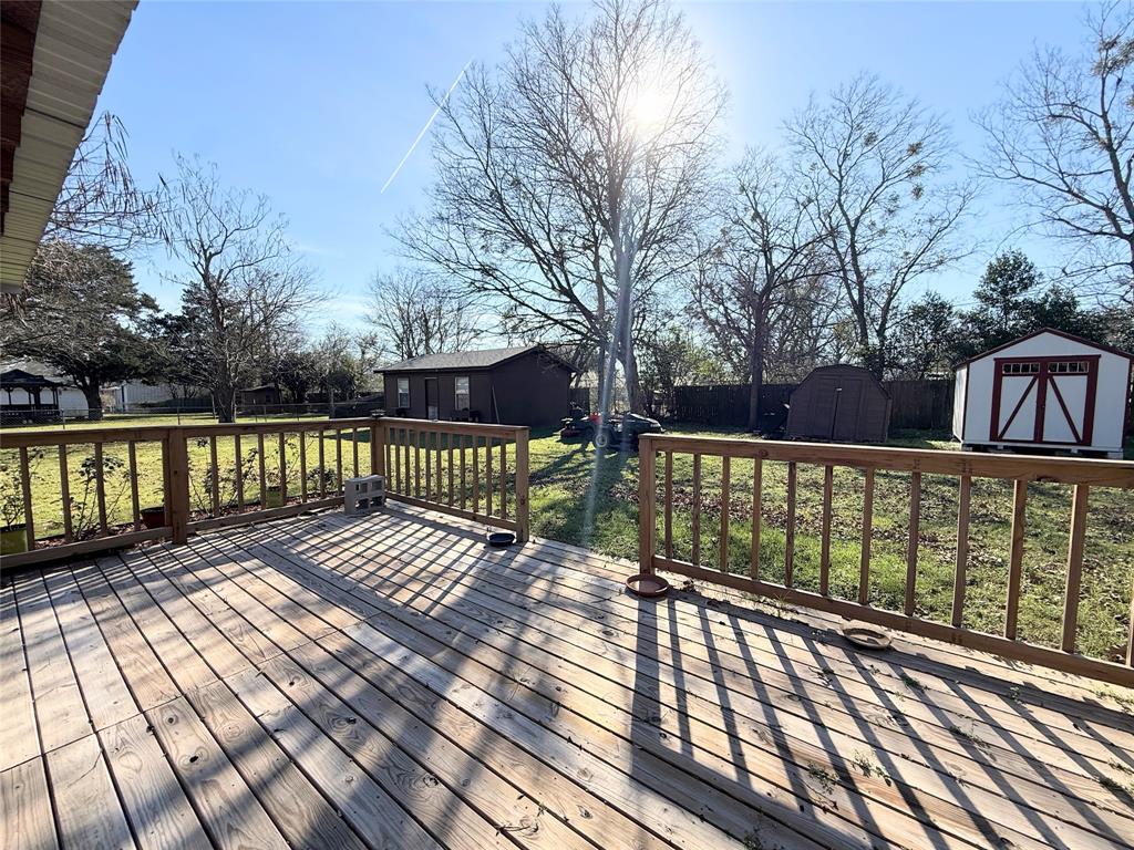112 Meadow Lane Groesbeck, TX 76642 - Photo 35 of 37 a view of wooden deck