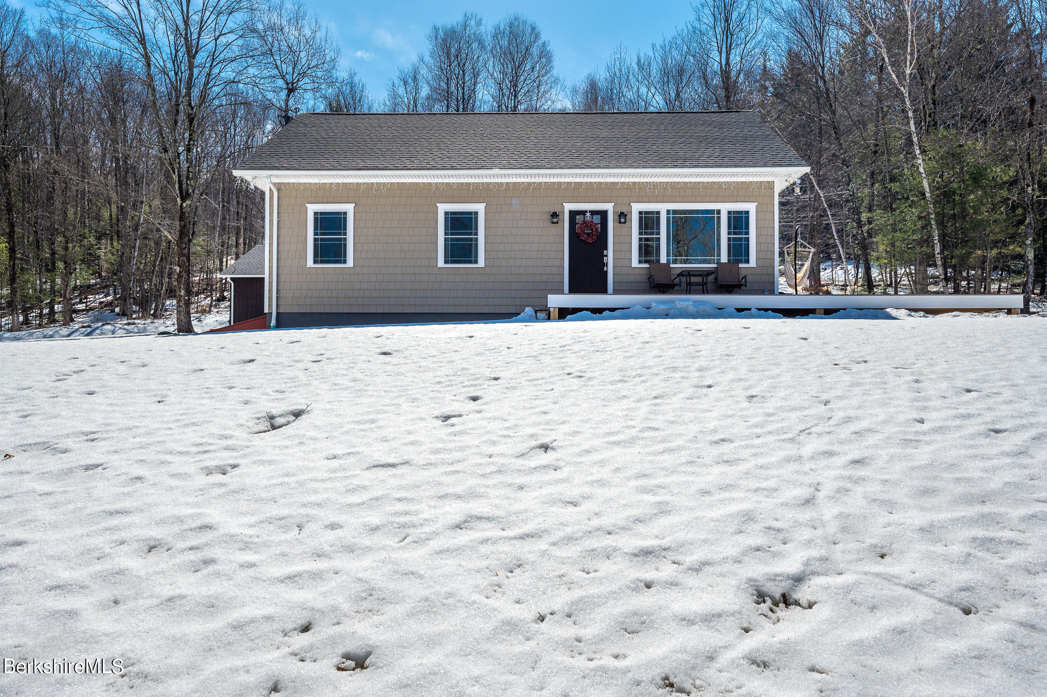 3 Chestnut Hill Road Monterey, MA 01245 - Photo 23 of 26 a front view of house with yard