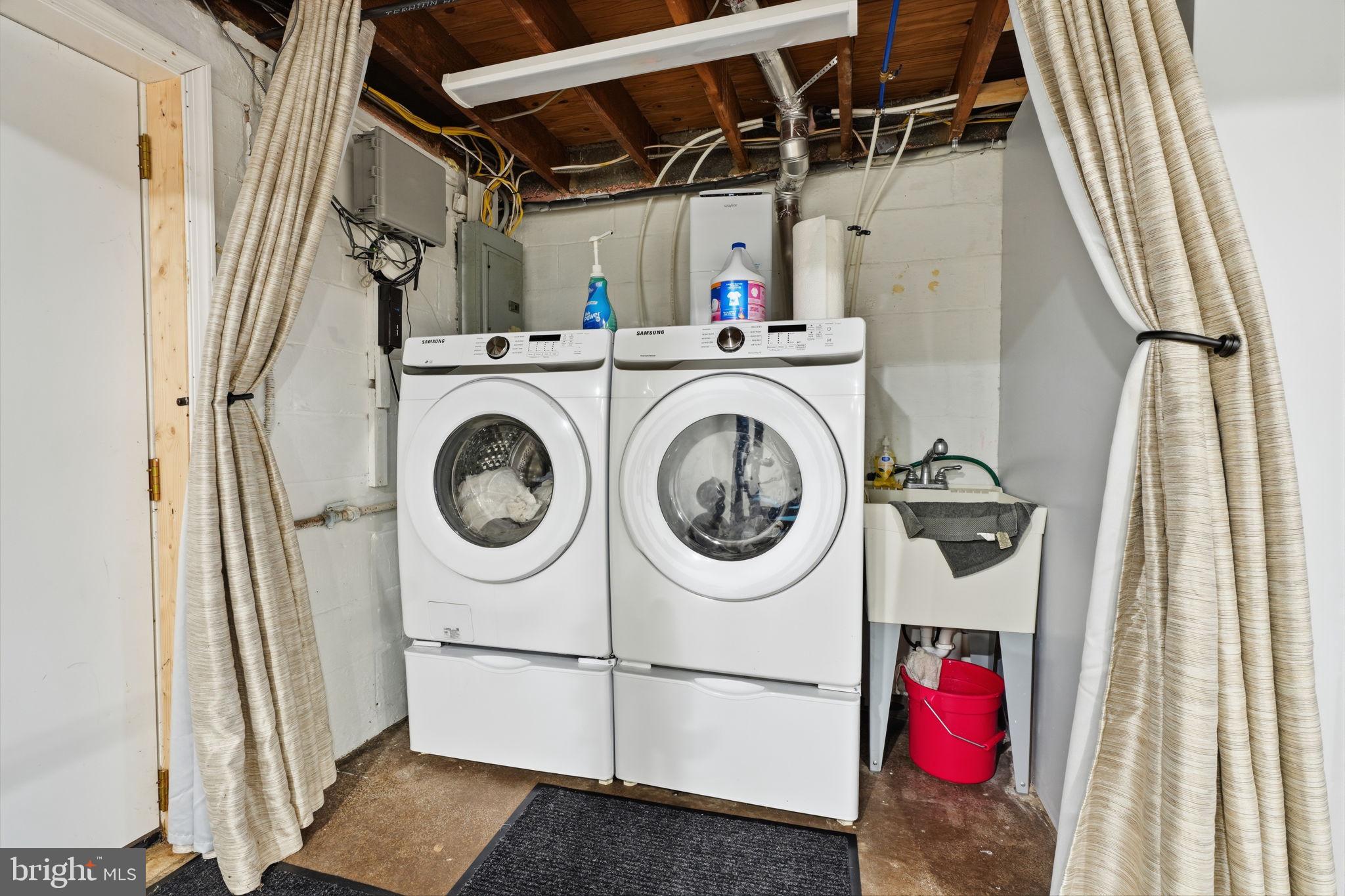 1219 Woodside Road Conshohocken, PA 19428 - Photo 15 of 27 Functional laundry space with privacy.