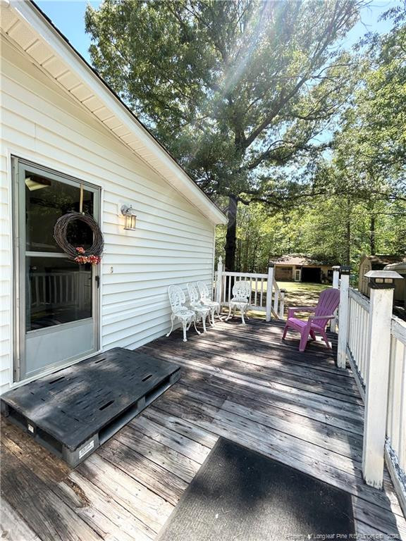 110 Kinton Drive Willow Spring, NC 27592 - Photo 35 of 50 a view of a back yard of the house