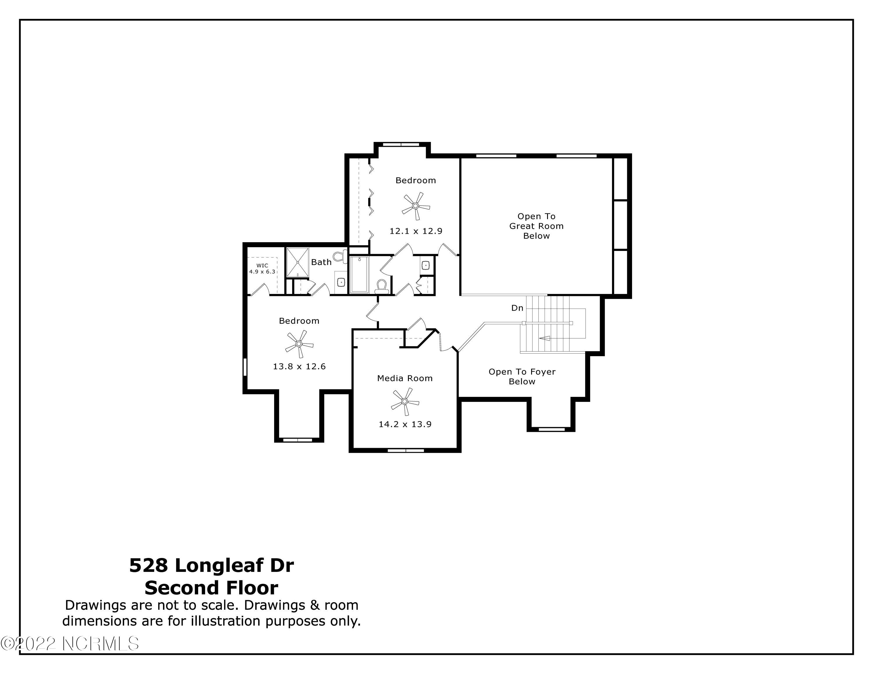 528 Longleaf Drive West End, NC 27376 - Photo 9 of 92 528 Longleaf Dr_Second Floor (1)