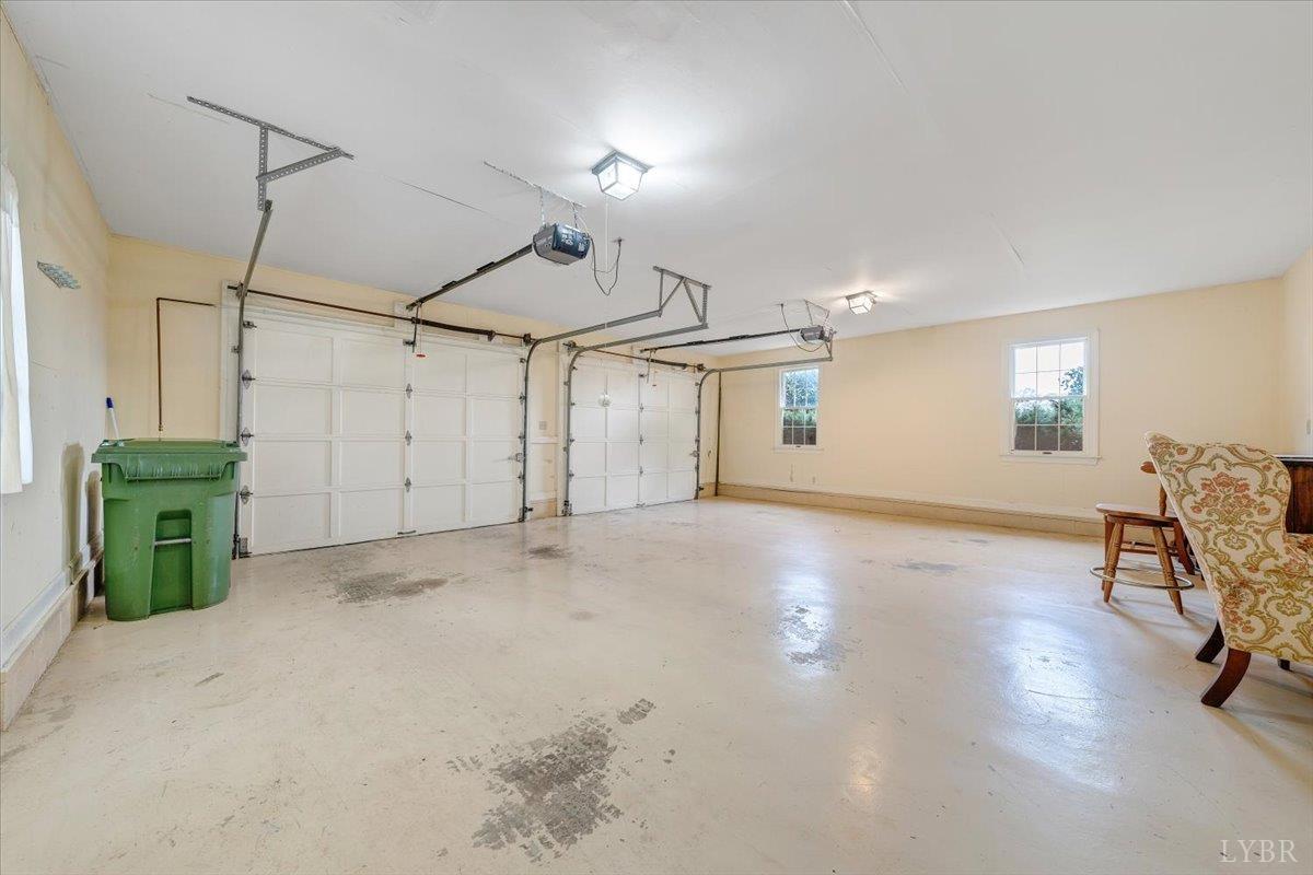 105 North Branch Road Bedford, VA 24523 - Photo 36 of 80 a view of a garage with furniture and a window
