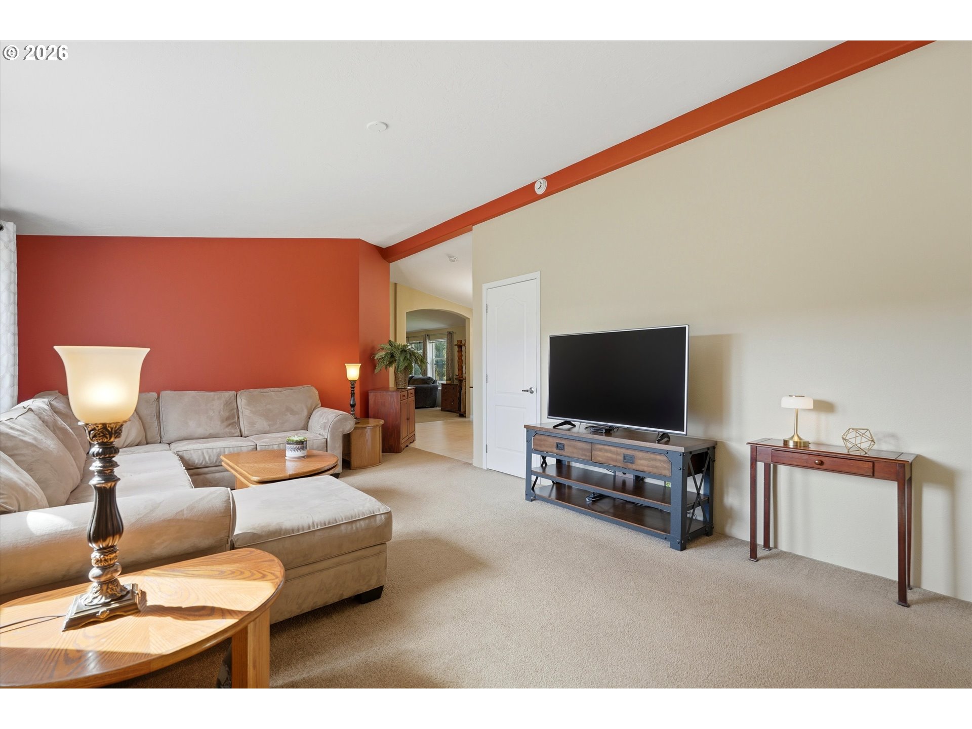 20270 Northwest Pihl Road Banks, OR 97106 - Photo 13 of 47 a living room with furniture and a flat screen tv