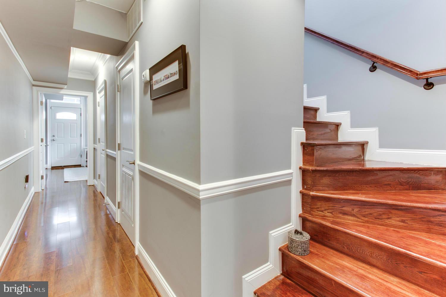 43 R Street Northwest, Unit 1 Washington, DC 20001 - Photo 18 of 30 Stairs up to master bedroom level
