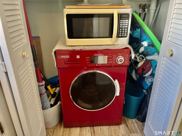 a view of washer and dryer