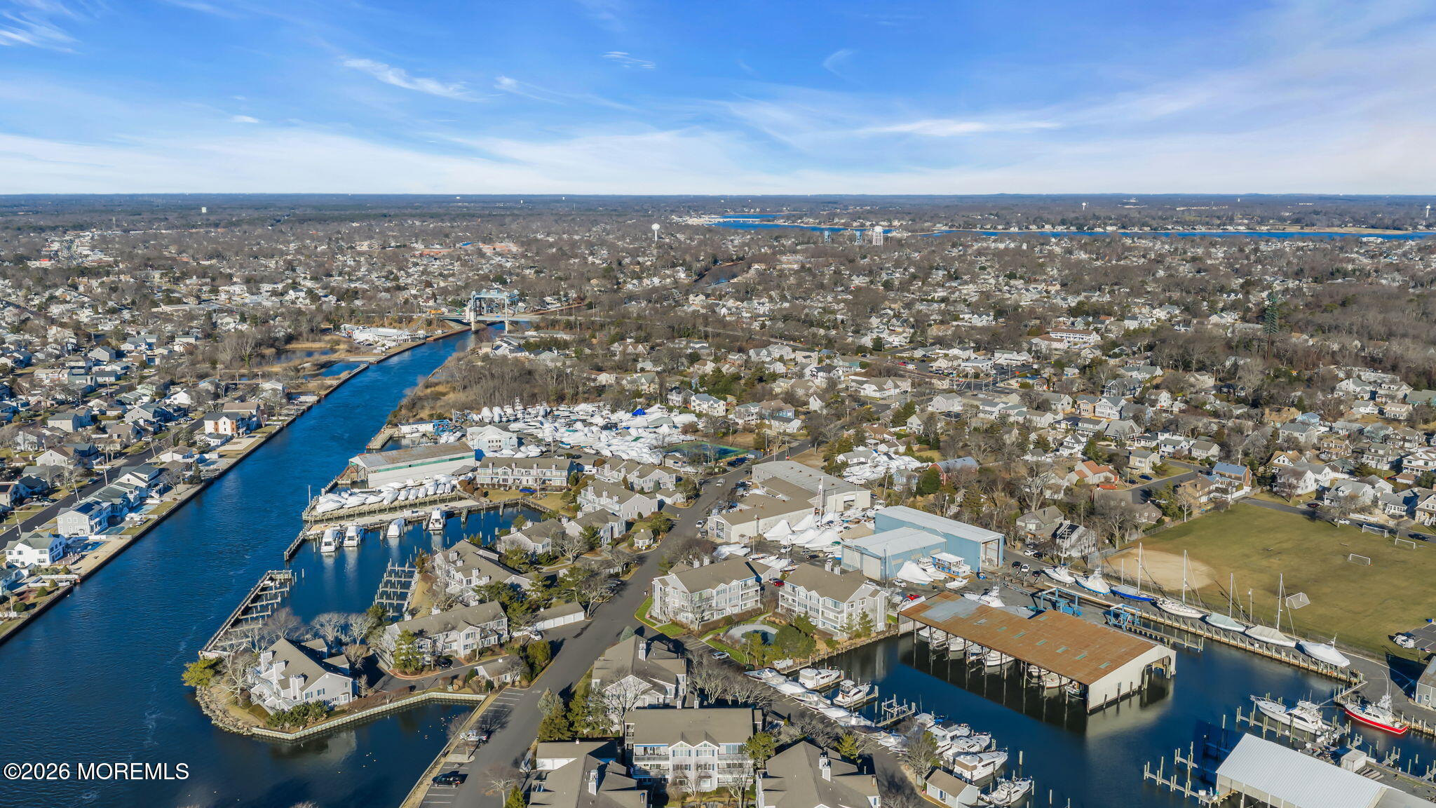 97 Bay Point Harbour Point Pleasant, NJ 08742 - Photo 51 of 54 an aerial view of a city with ocean view
