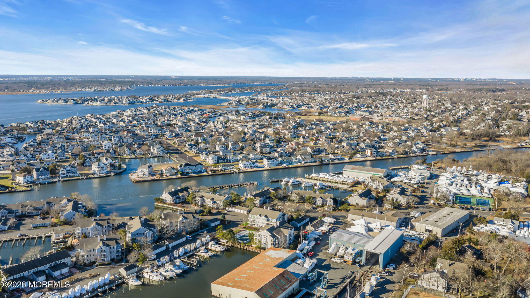 97 Bay Point Harbour Point Pleasant, NJ 08742 - Photo 52 of 54 an aerial view of a city with wooden floor