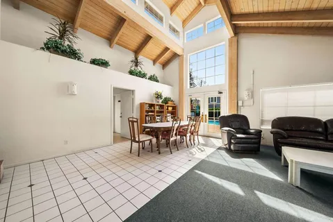 an aerial view of a city with lots of residential buildings