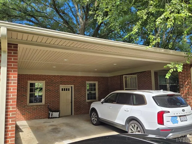 a view of parking garage