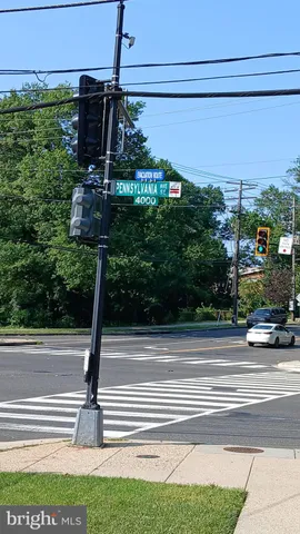 a view of street from a window