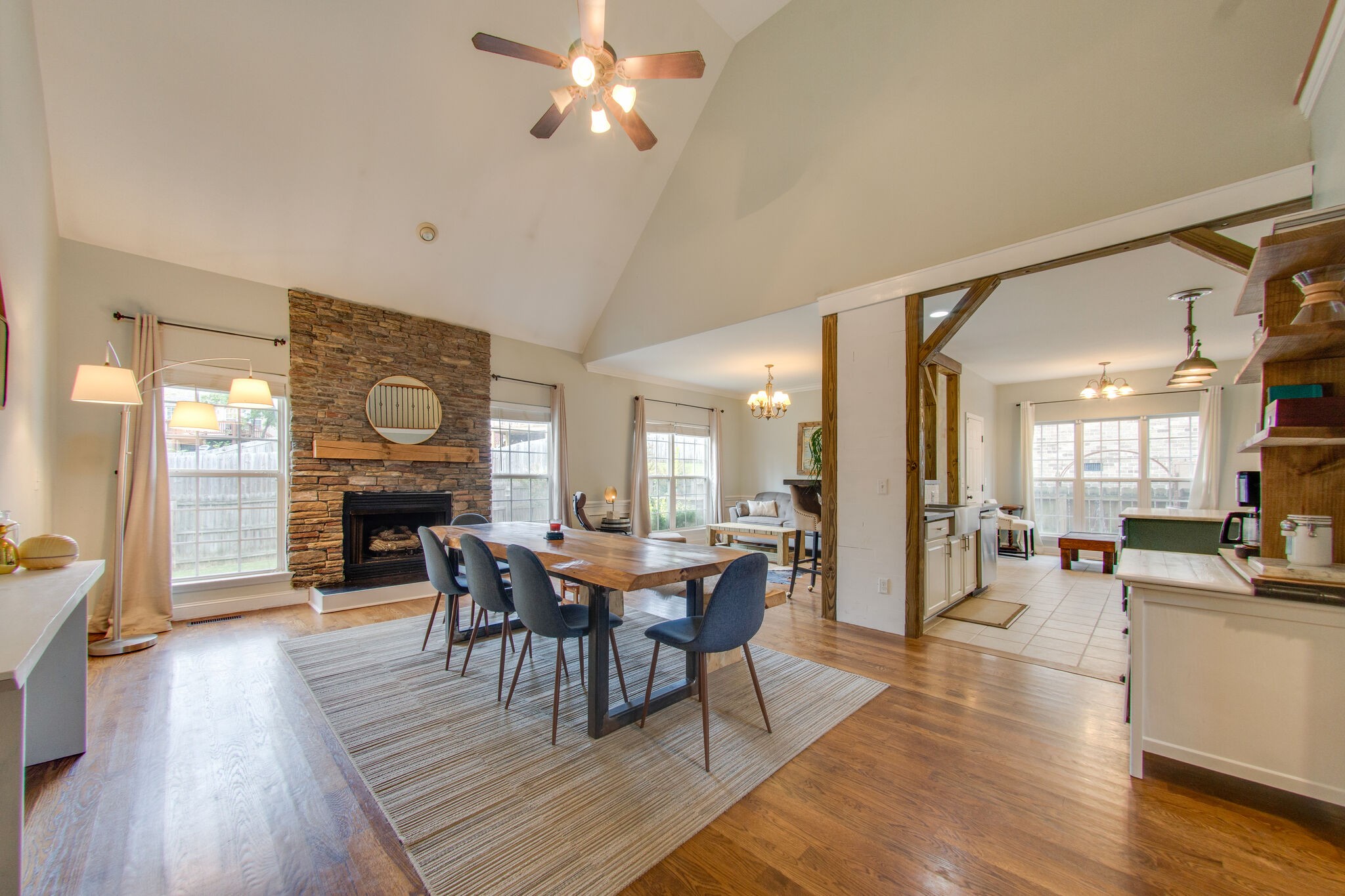 7020 Red Apple Road Antioch, TN 37013 - Photo 3 of 28 a view of a dining room with furniture window and wooden floor