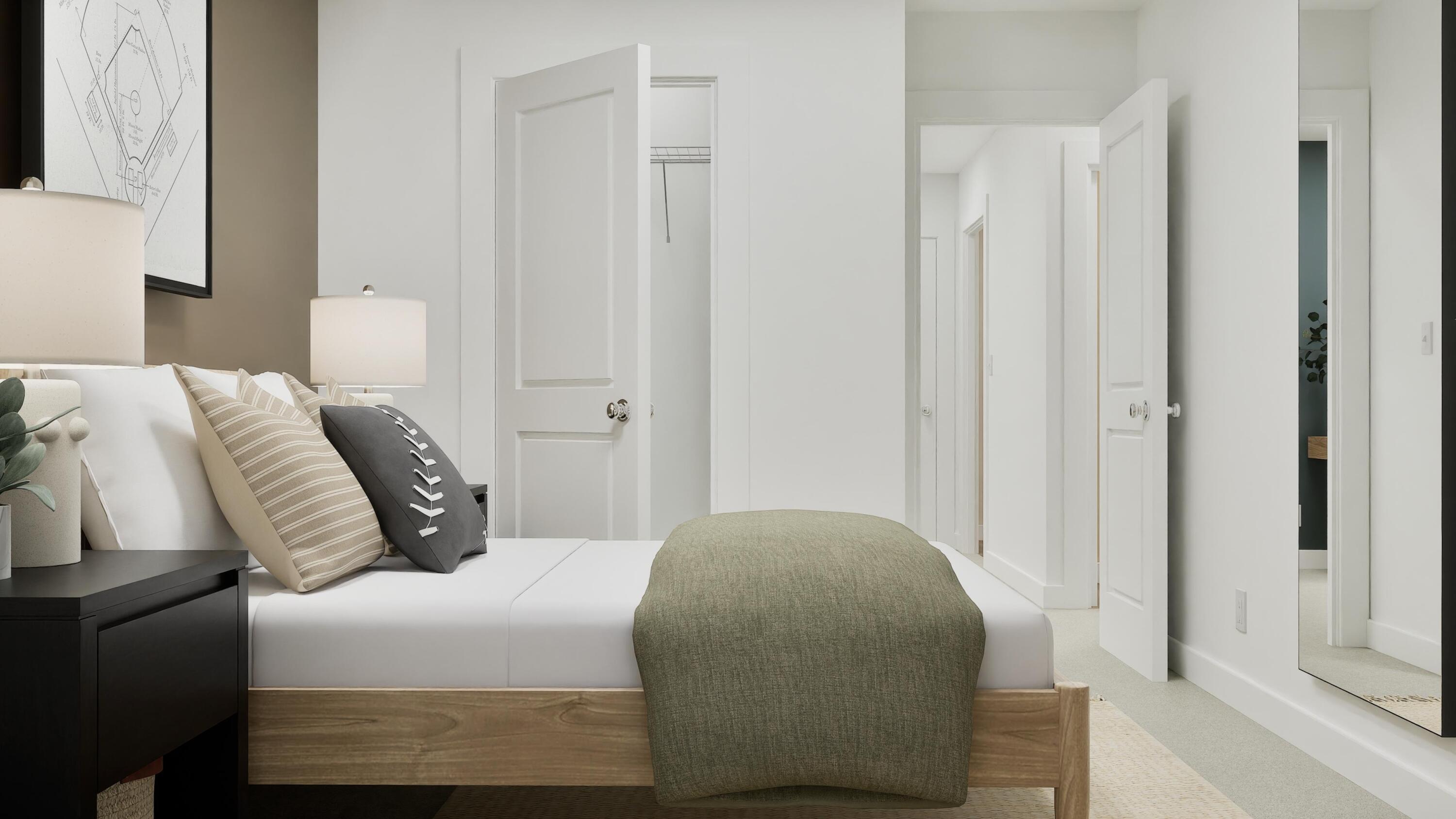 3784 Maple Street Portage, IN 46368 - Photo 7 of 21 a bedroom with a bed and a window