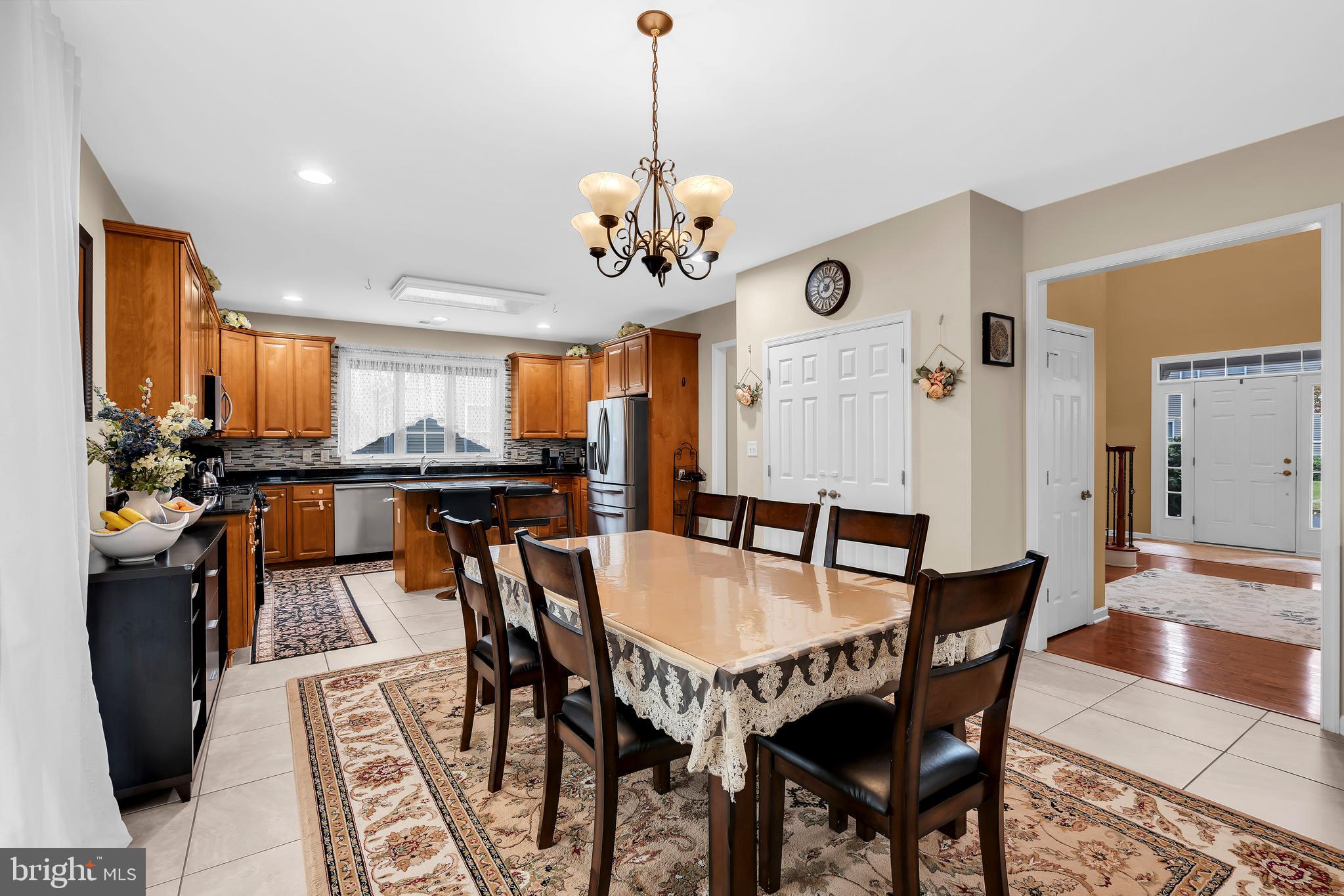 20 Jockey Place Chesterfield, NJ 08515 - Photo 15 of 49 a view of a dining room with furniture and wooden floor