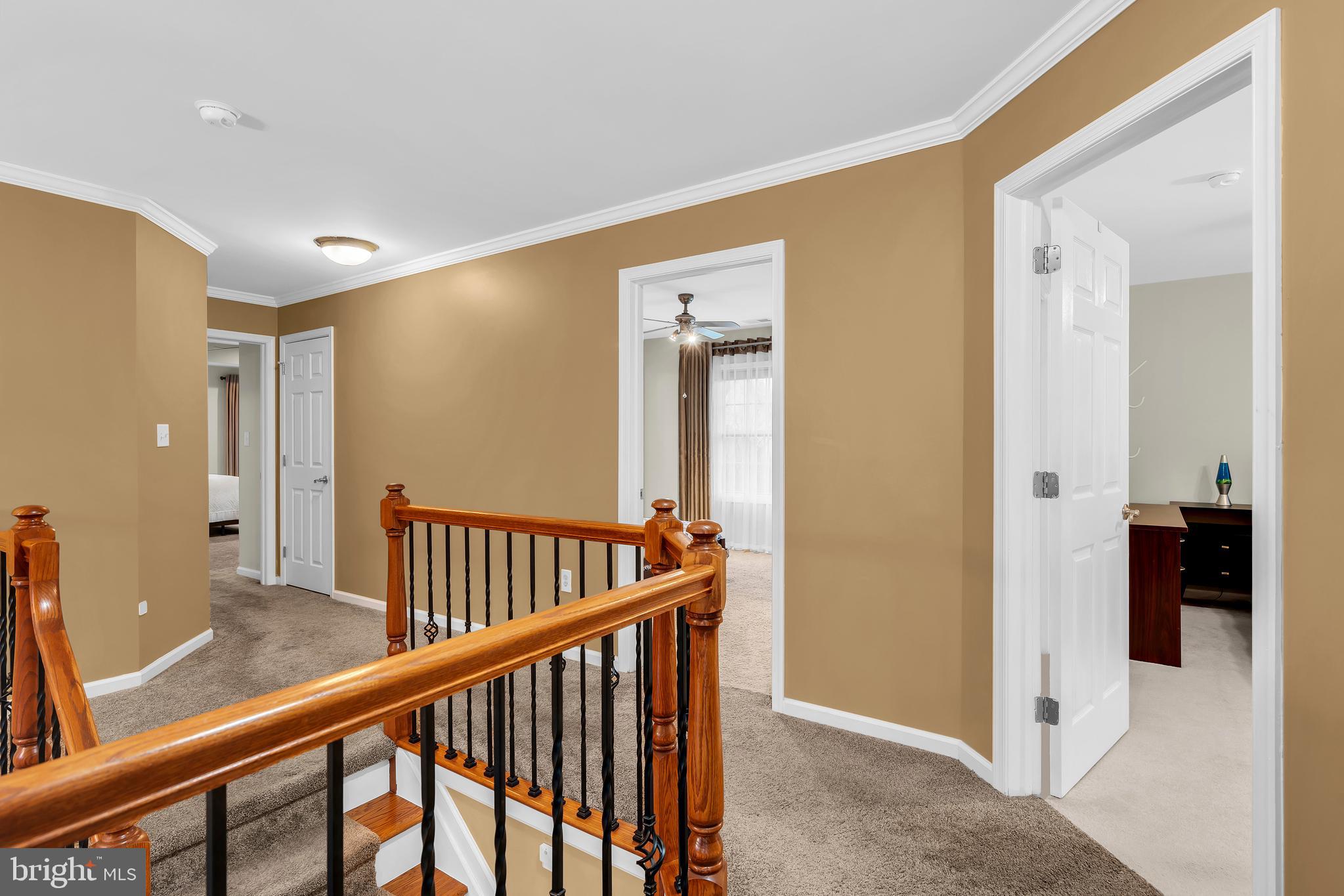 20 Jockey Place Chesterfield, NJ 08515 - Photo 29 of 49 a view of hallway with wooden floor