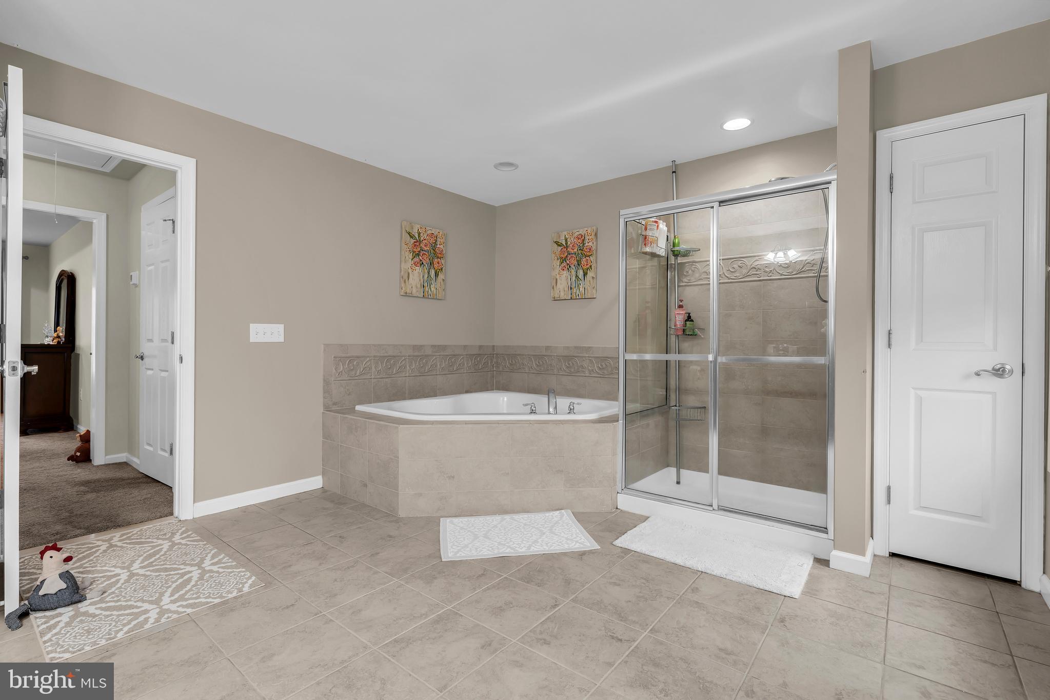 20 Jockey Place Chesterfield, NJ 08515 - Photo 44 of 49 a bathroom with a bathtub and a shower