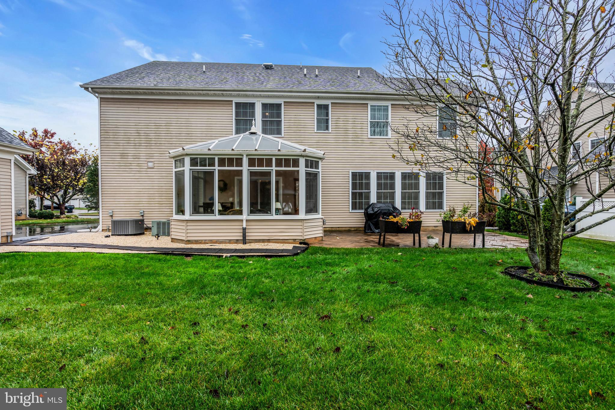 20 Jockey Place Chesterfield, NJ 08515 - Photo 46 of 49 a view of a house with a backyard porch and sitting area