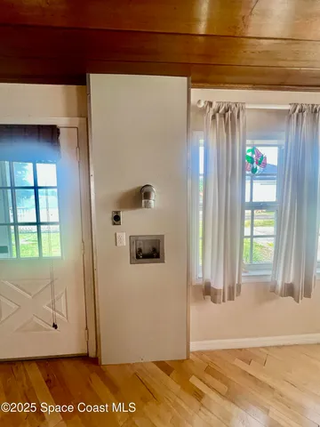 a view of front door