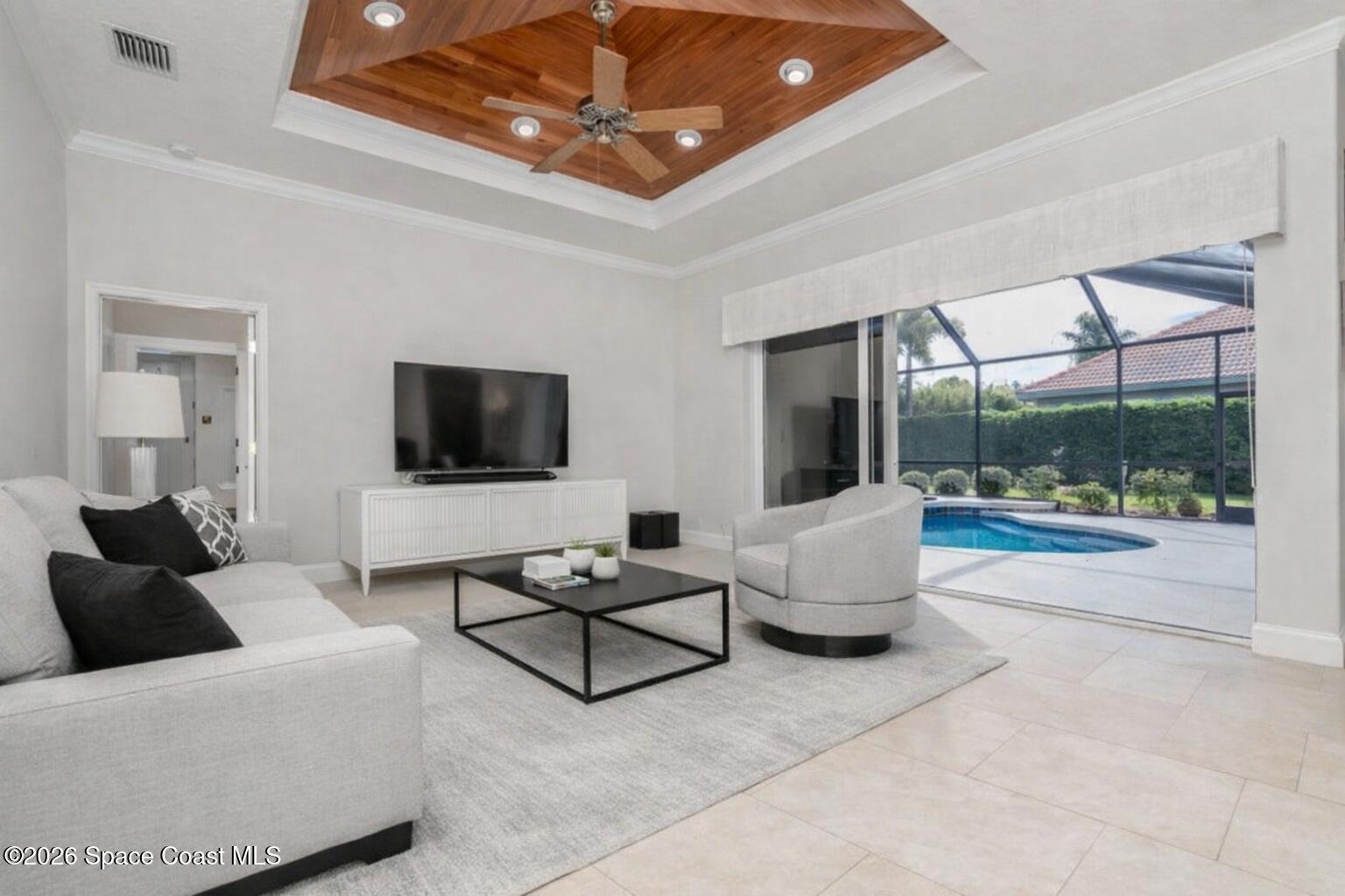 8201 Compton Way Melbourne, FL 32940 - Photo 18 of 52 Virtual Staging Living Room