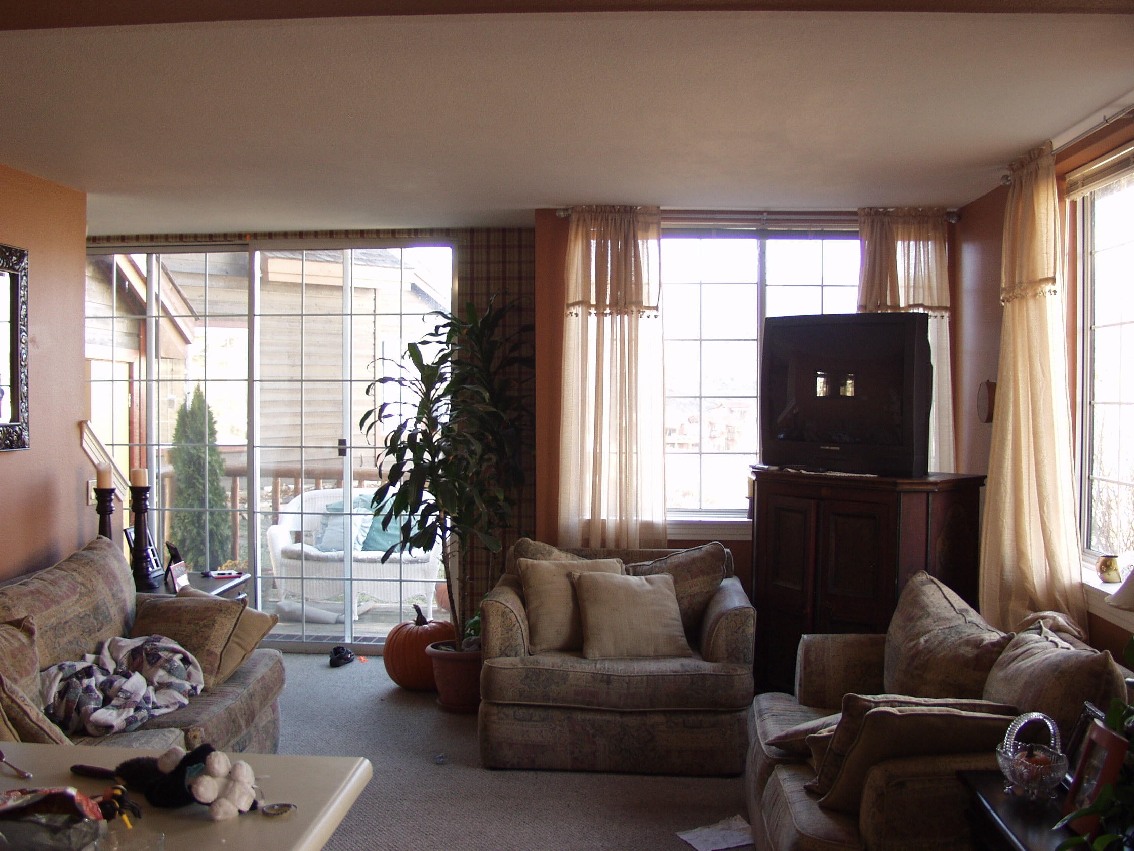 302 Adams Ranch Road, Unit 8 Mountain Village, CO 81435 - Photo 5 of 15 Living area with west facing deck