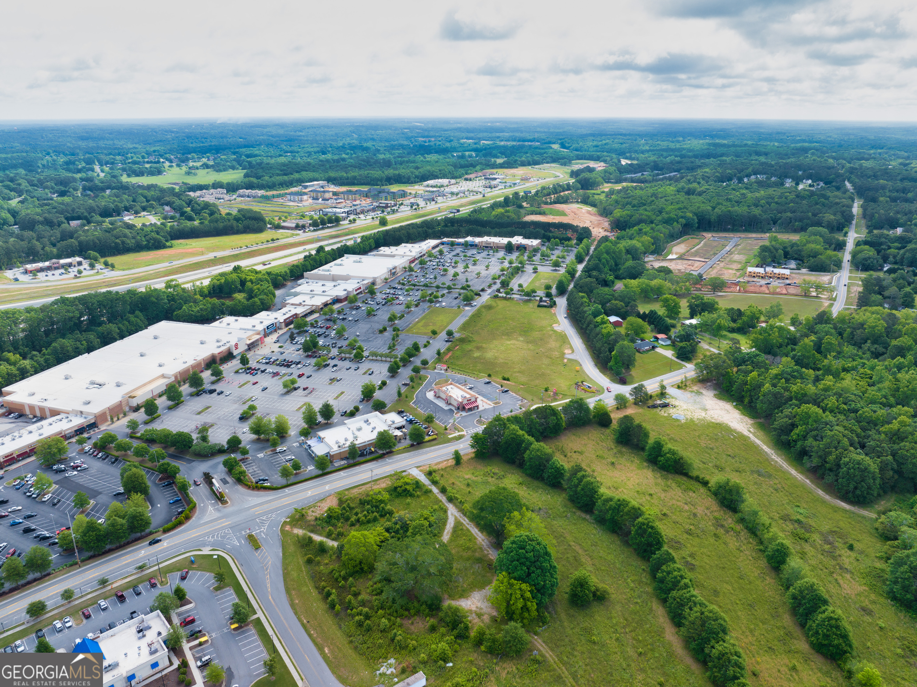 449-455 Carl Bethlehem Road Bethlehem, GA 30620 - Photo 14 of 15 an aerial view of residential houses with outdoor space and river