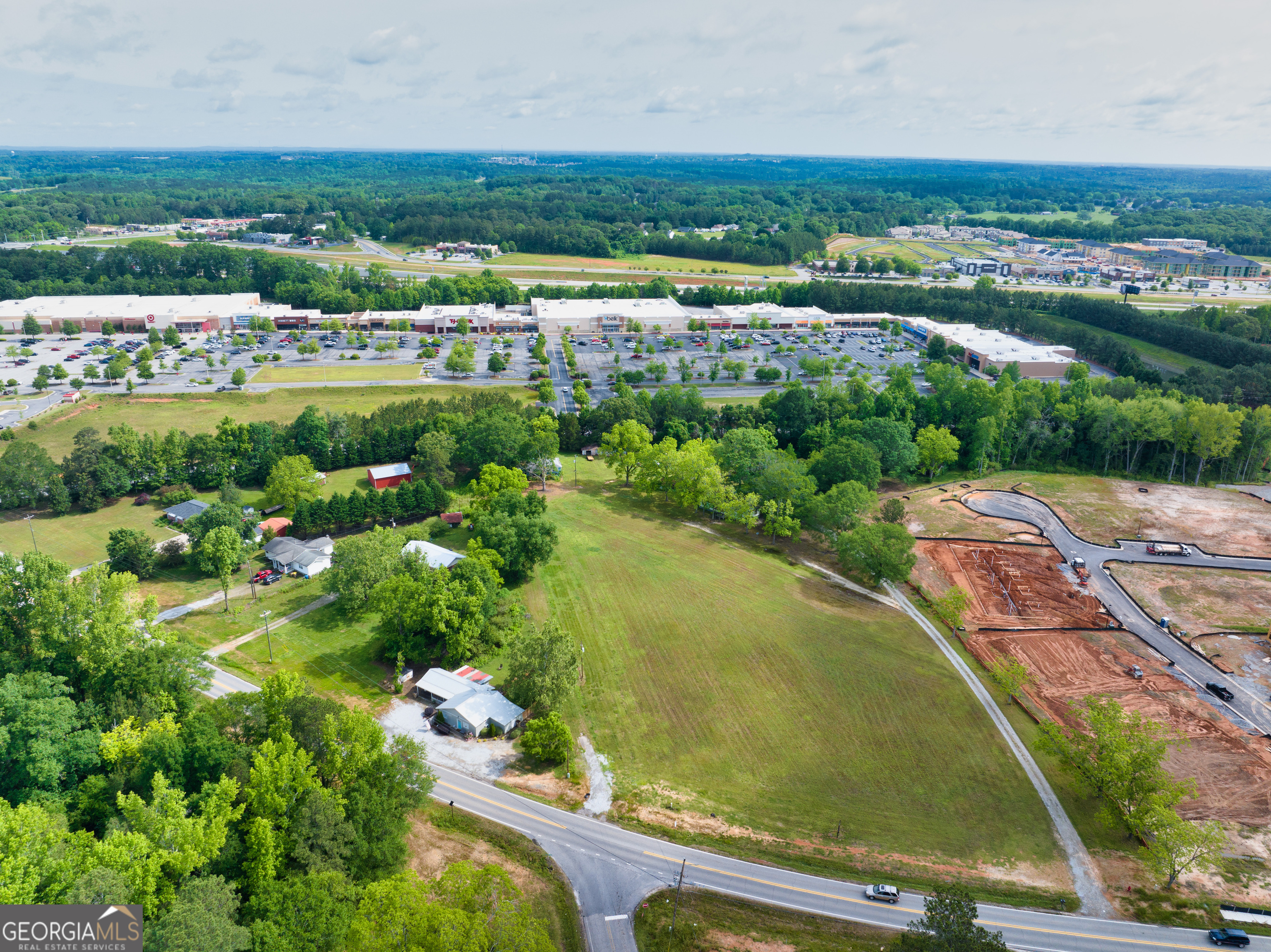 449-455 Carl Bethlehem Road Bethlehem, GA 30620 - Photo 15 of 15 an aerial view of a residential houses with outdoor space and river view
