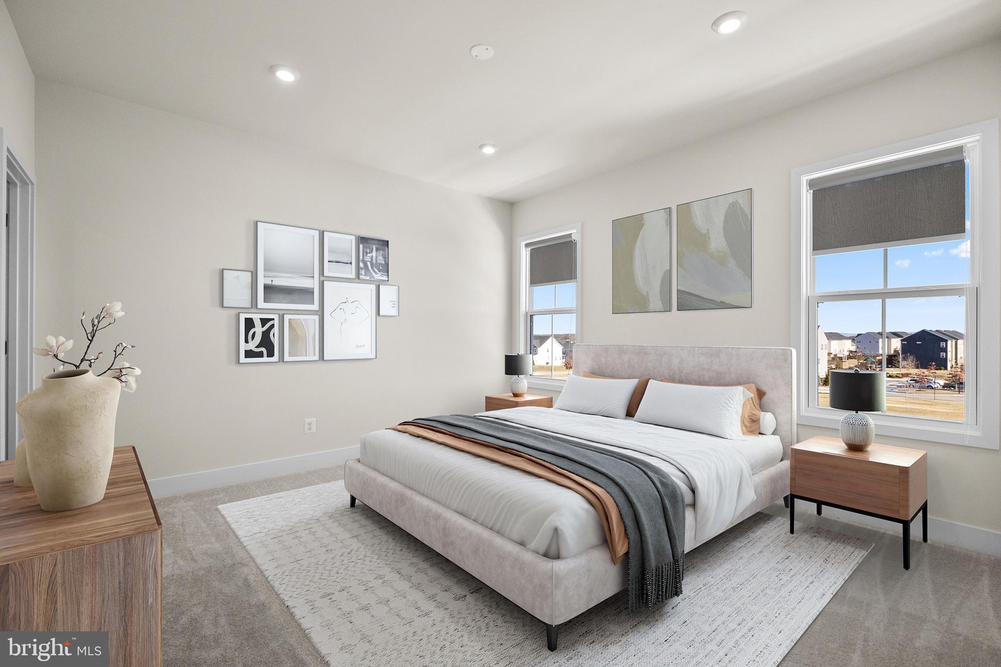 115 Galaxy Place Stephenson, VA 22656 - Photo 9 of 19 a bedroom with a bed and a couch