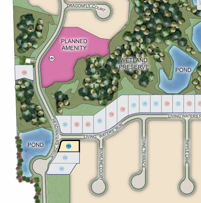 86154 Headwaters Drive Yulee, FL 32097 - Photo 33 of 33 Headwaters at Lofton Creek ~ Site Map