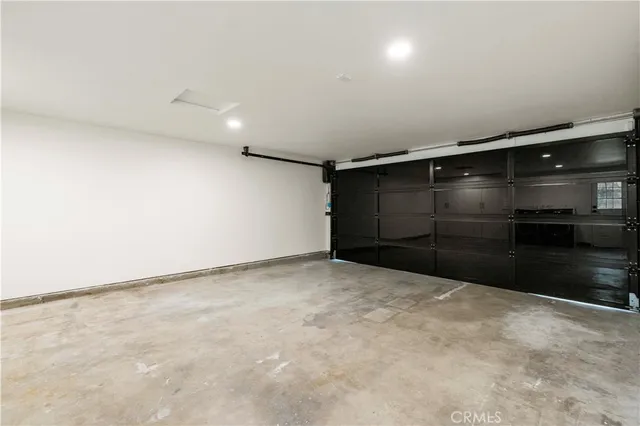 a view of backyard with green space