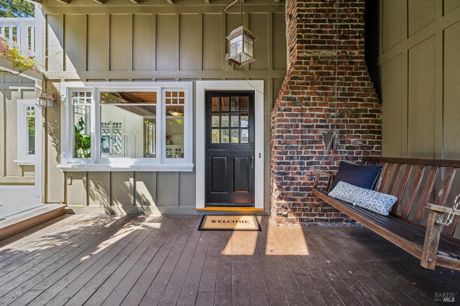 47 Main Drive San Rafael, CA 94901 - Photo 18 of 92 Covered front porch with chair swing