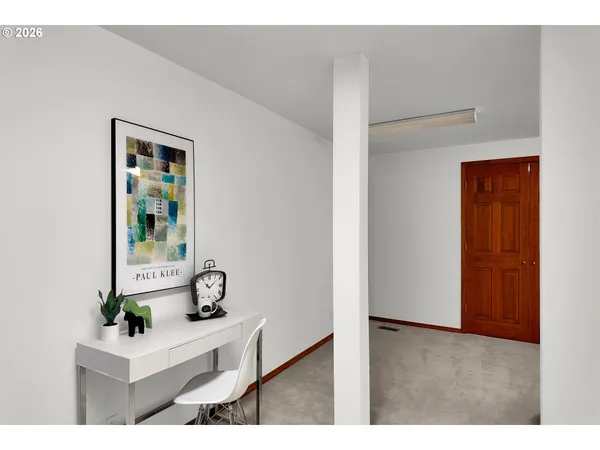 a view interior of a house and an empty room