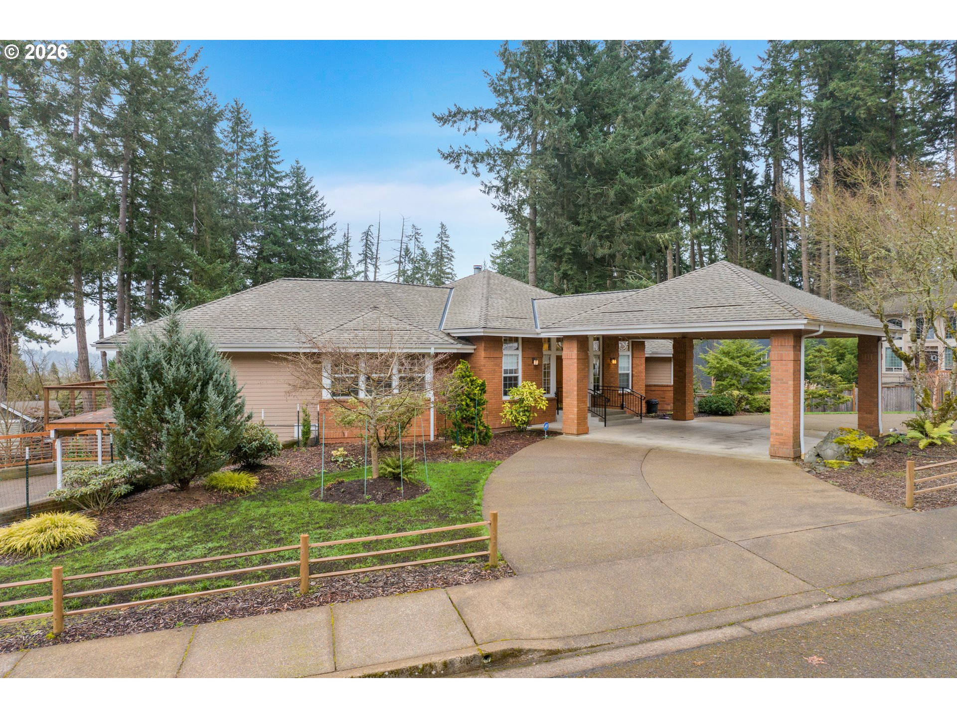 3023 Ashley Loop Eugene, OR 97405 - Photo 43 of 48 a front view of a house with garden