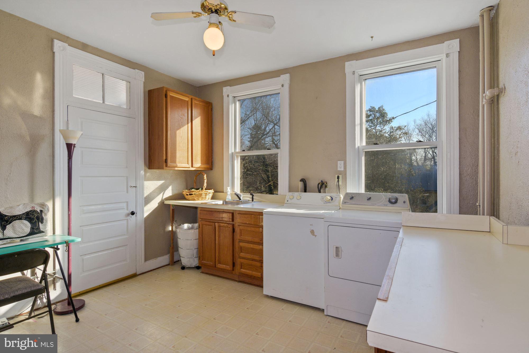 4801 Butler Road Glyndon, MD 21136 - Photo 42 of 80 Large 2nd floor laundry room, sunny and bright