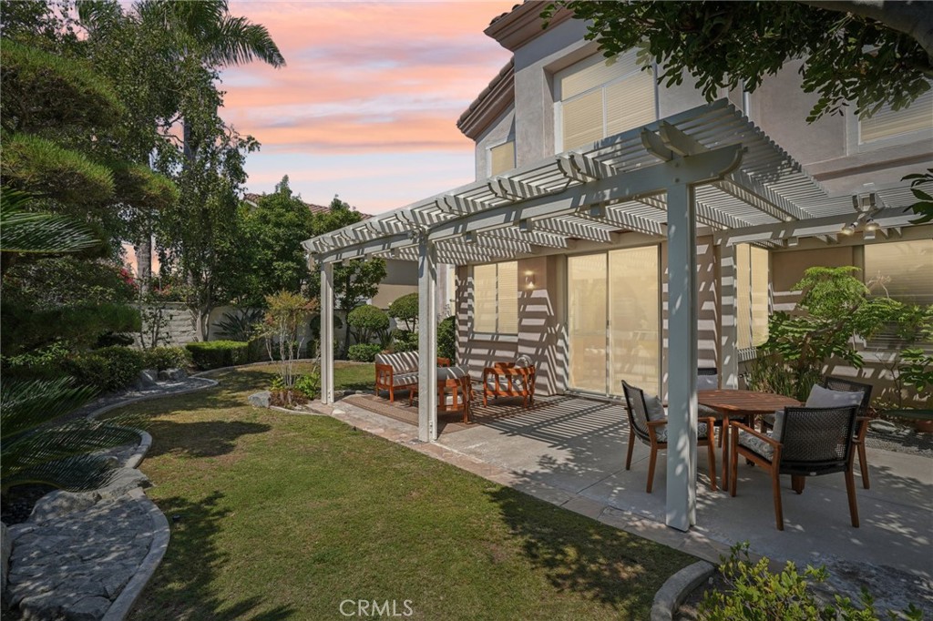 12440 Butler Way Tustin, CA 92782 - Photo 46 of 65 Back yard at twilight.