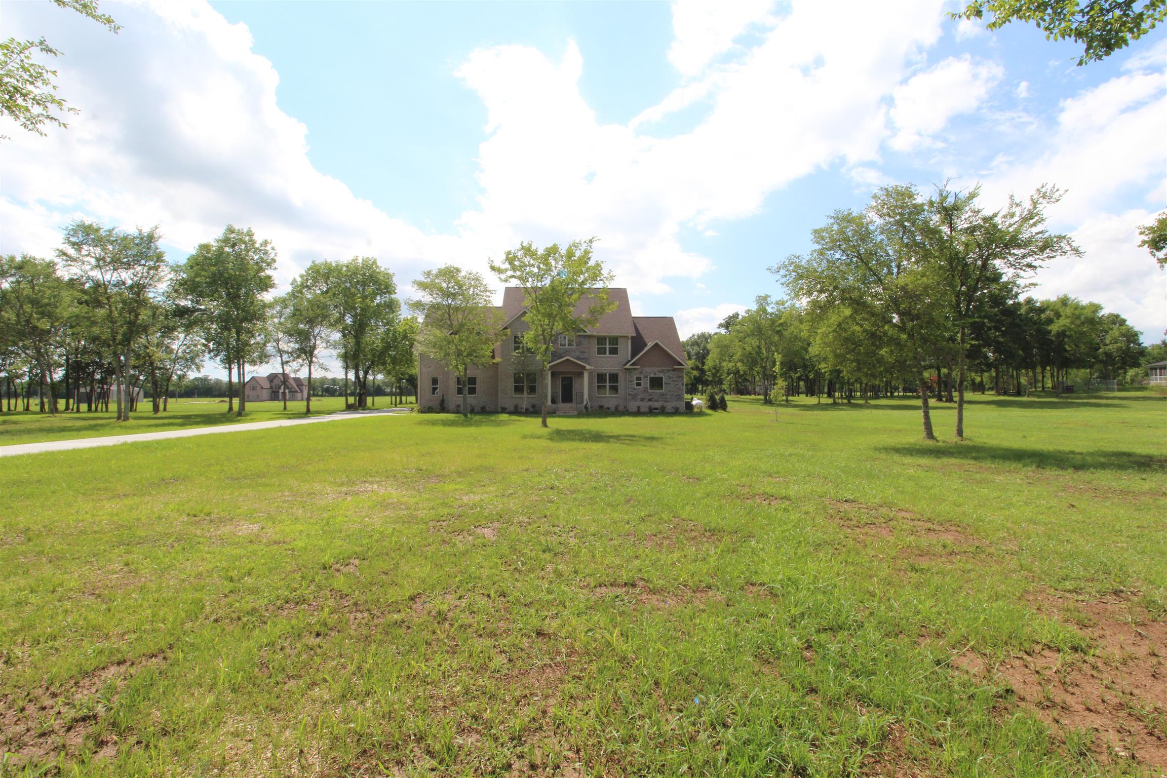 a view of a green field