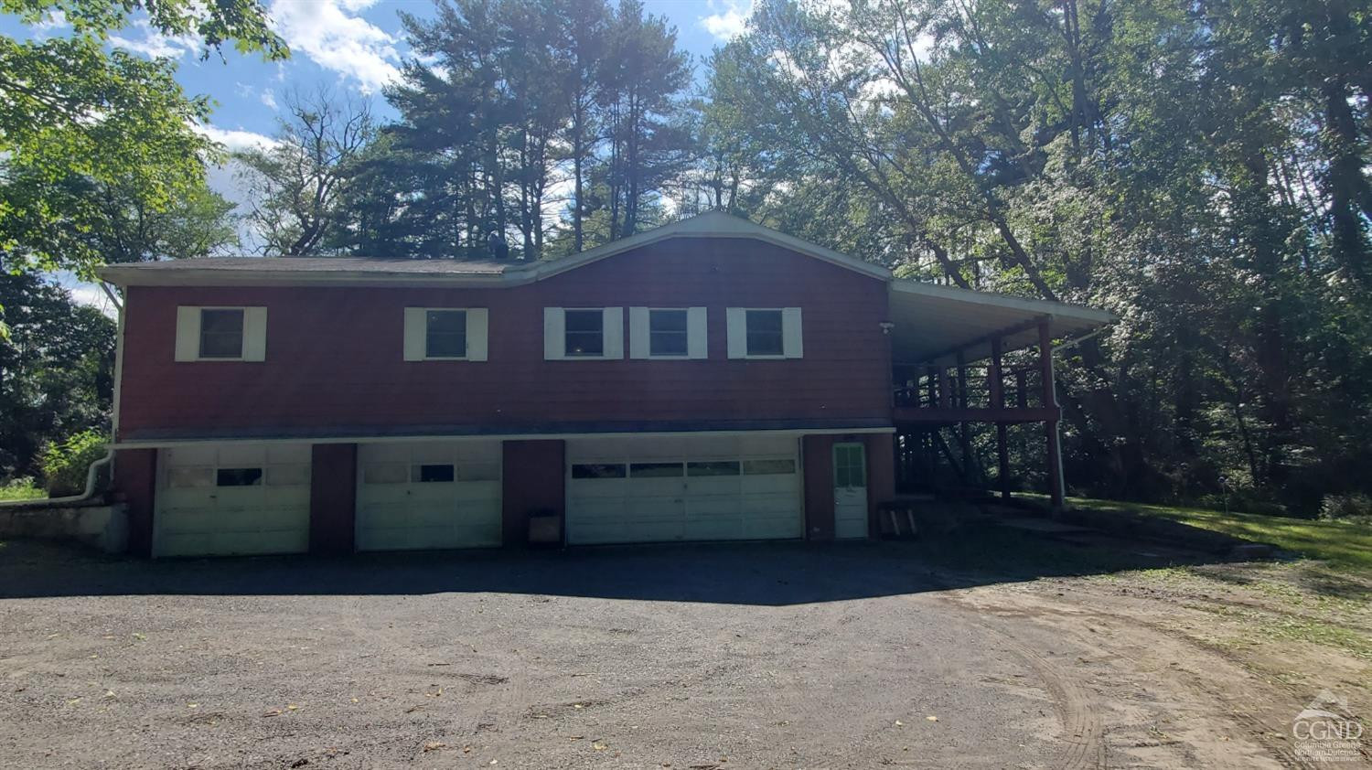 492 Cairo Junction Road Catskill, NY 12414 - Photo 28 of 34 a front view of a house with a yard and garage