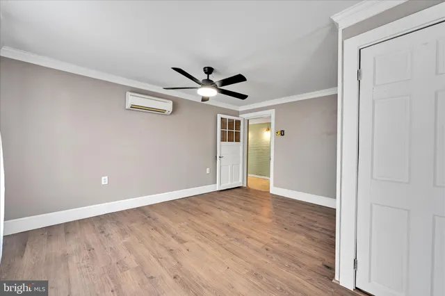 a view of an empty room