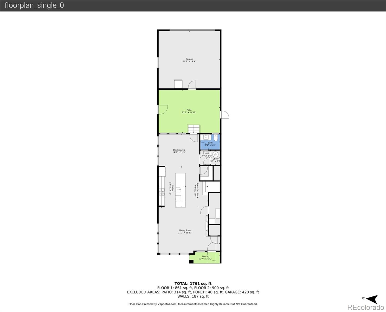 5154 Taft Court Wheat Ridge, CO 80033 - Photo 42 of 44 a picture of a floor plan