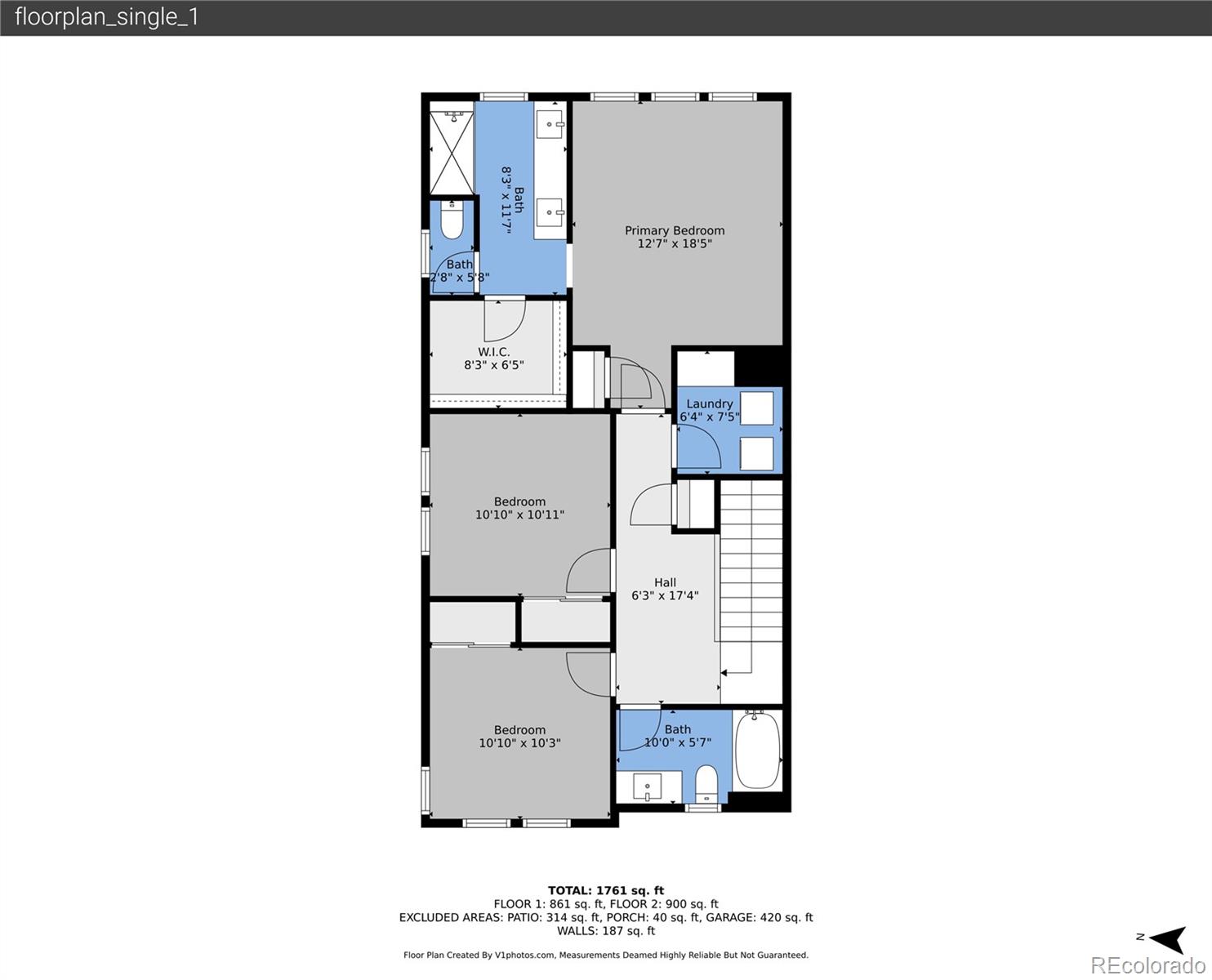 5154 Taft Court Wheat Ridge, CO 80033 - Photo 43 of 44 a picture of a bench in front of a door