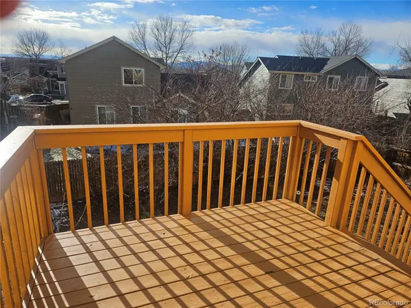 a view of wooden fence