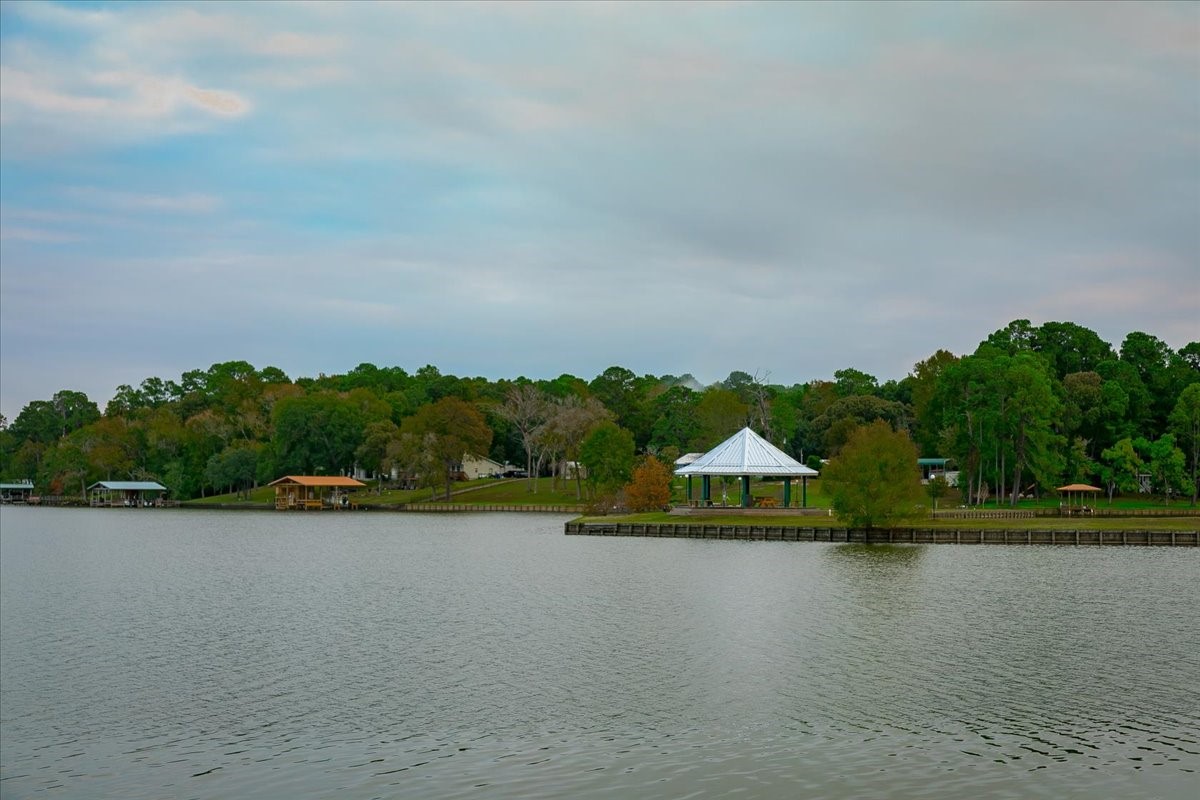 90 Meadowview Drive Trinity, TX 75862 - Photo 30 of 35 a view of a lake with houses in background