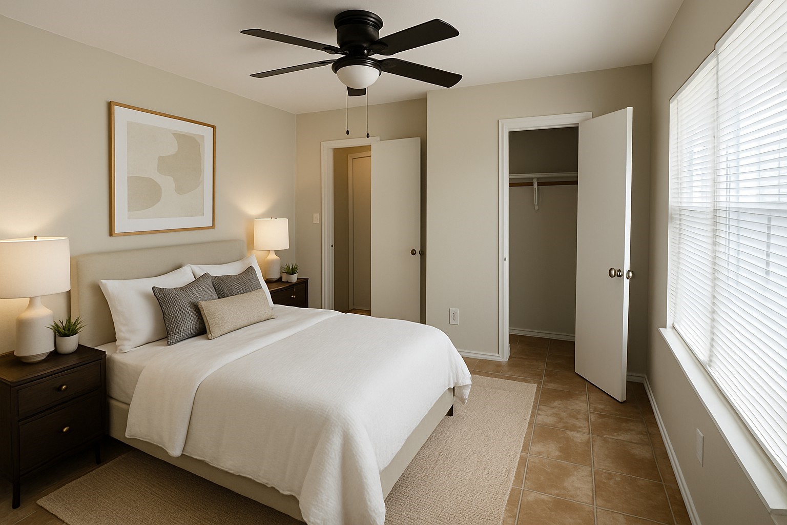 6622 Sutton Meadows Drive Houston, TX 77086 - Photo 38 of 45 a bedroom with a bed and a window