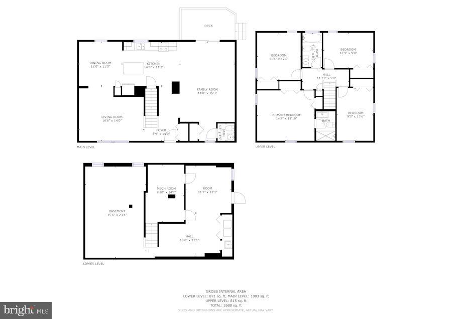 3941 Carthage Road Randallstown, MD 21133 - Photo 33 of 33 Floor Plans