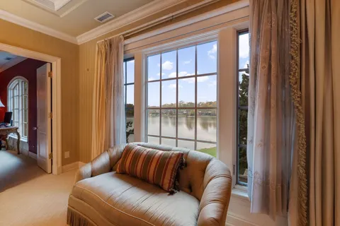 a view of an empty room with a entertaining space