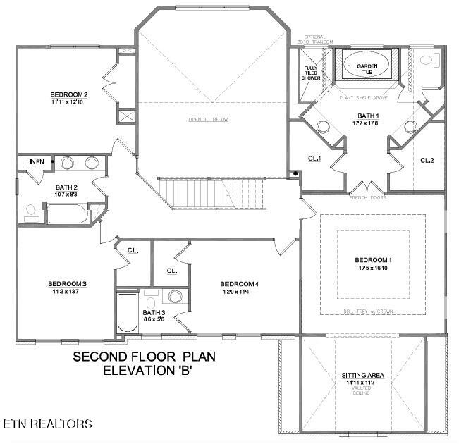 1888 Hickory Reserve Road Knoxville, TN 37932 - Photo 23 of 23 Elevation B 2nd Floor