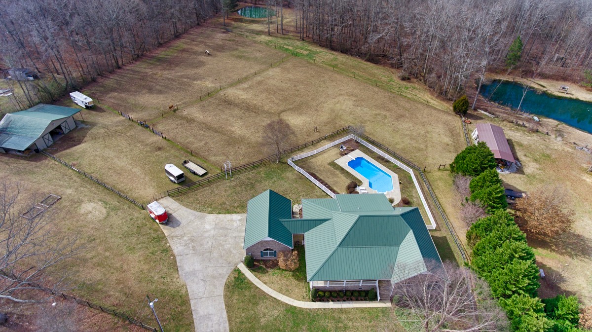18789 Wells Road Athens, AL 35613 - Photo 35 of 40 an aerial view of a house with a yard