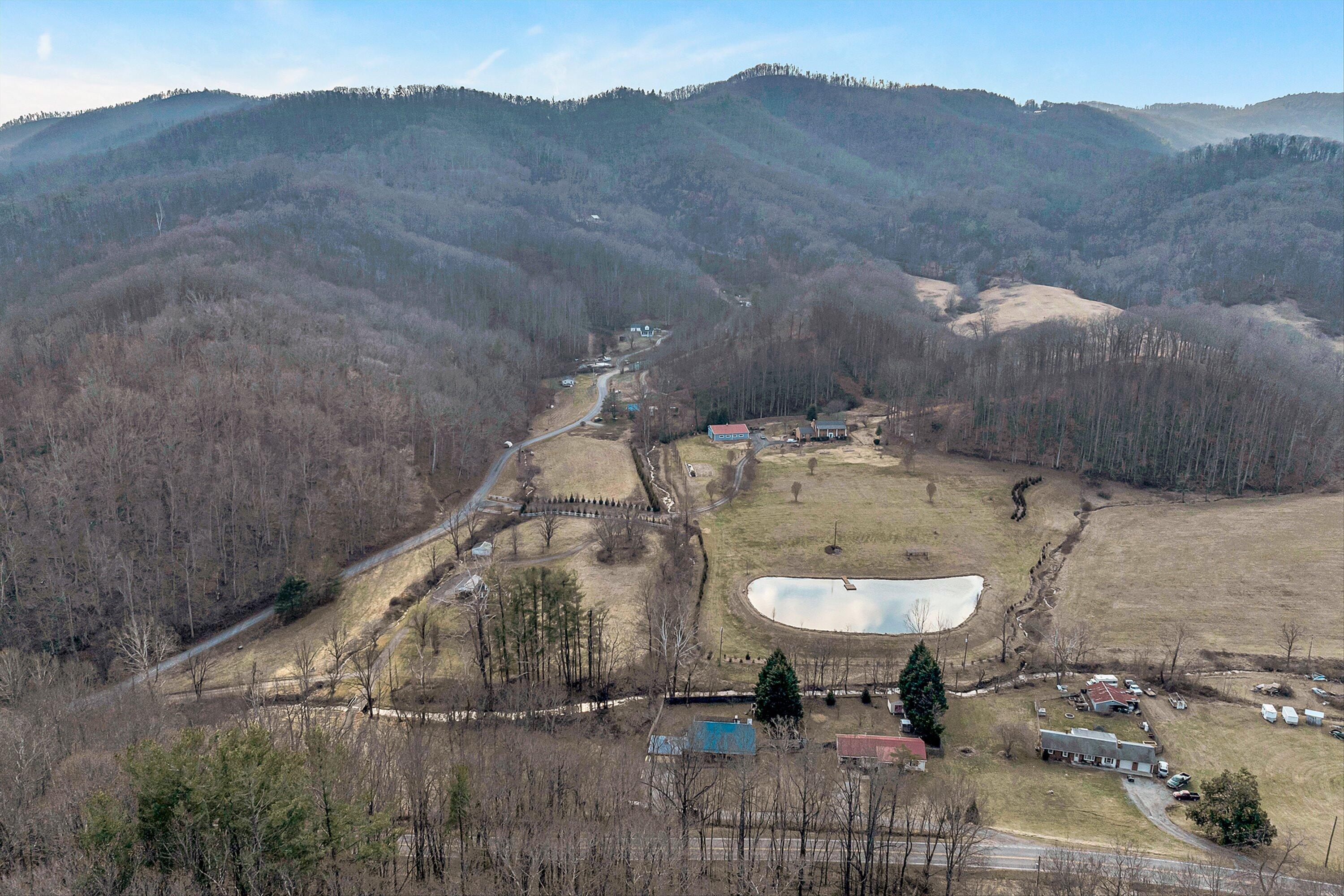 3305 Naff Road Boones Mill, VA 24065 - Photo 52 of 57 a view of a terrace with a sink and a table