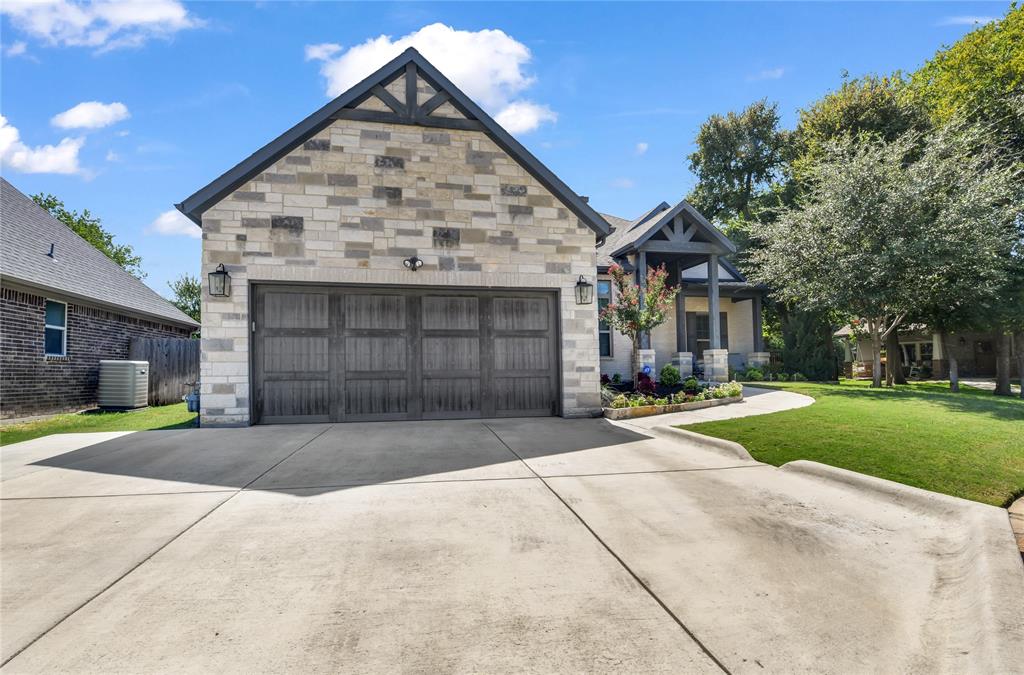 305 Familia Court Azle, TX 76020 - Photo 38 of 40 a view of a house with a yard and tree s