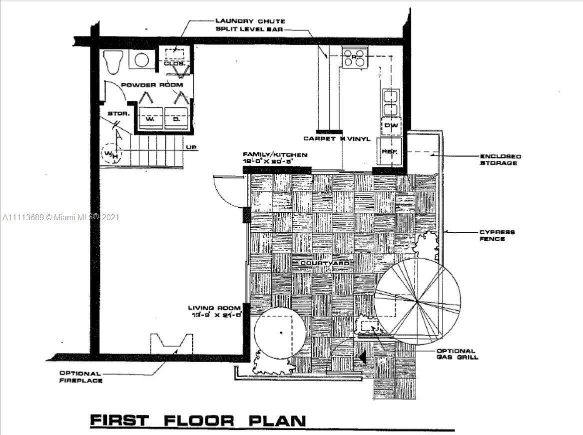 825 Center Street, Unit 3D Jupiter, FL 33458 - Photo 27 of 28 First floor plan