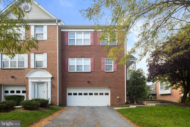 a view of a building with a garden