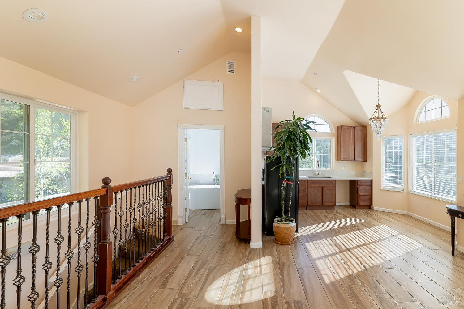1486 Steele Canyon Road Napa, CA 94558 - Photo 11 of 46 a view of livingroom with furniture and wooden floor